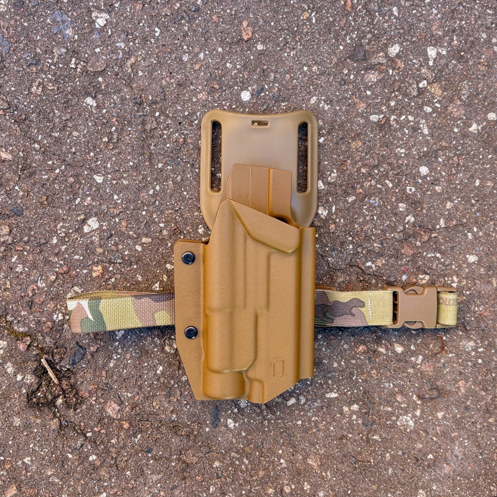 NEW: PANNELTAC OWB MID-DROP Holster - GLOCK 17/TLR-1 + TS-2