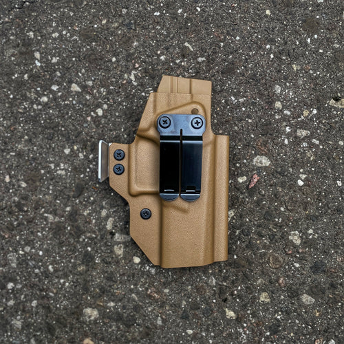 PANNELTAC IWB KYDEX HOLSTER FOR CZ P10C OPTICS CUT IN COYOTE BROWN